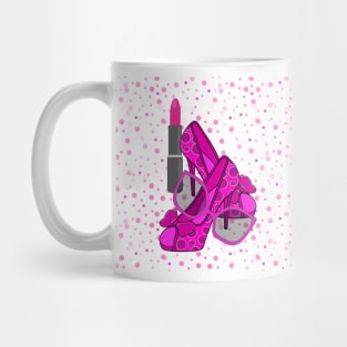 POLKA Dots And Women Fashion Mug